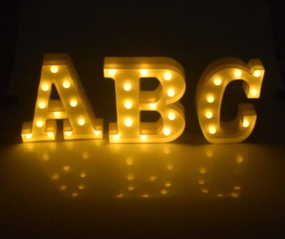 light up letters